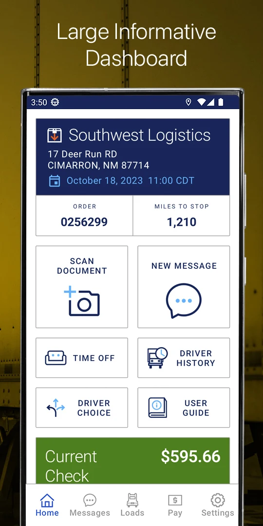 McLeod Driver Sidekick screenshot